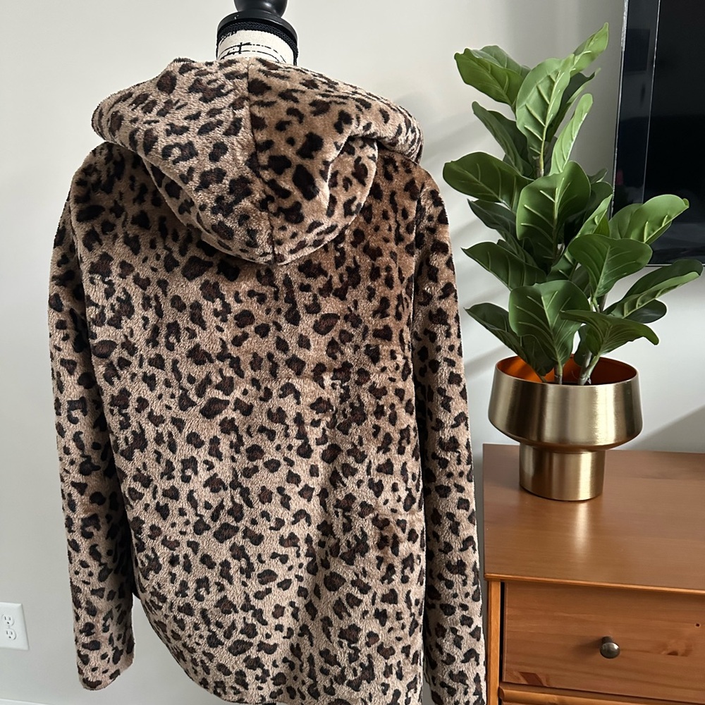 NWOT Love Riche Leopard Print Jacket - Picture 2 of 7